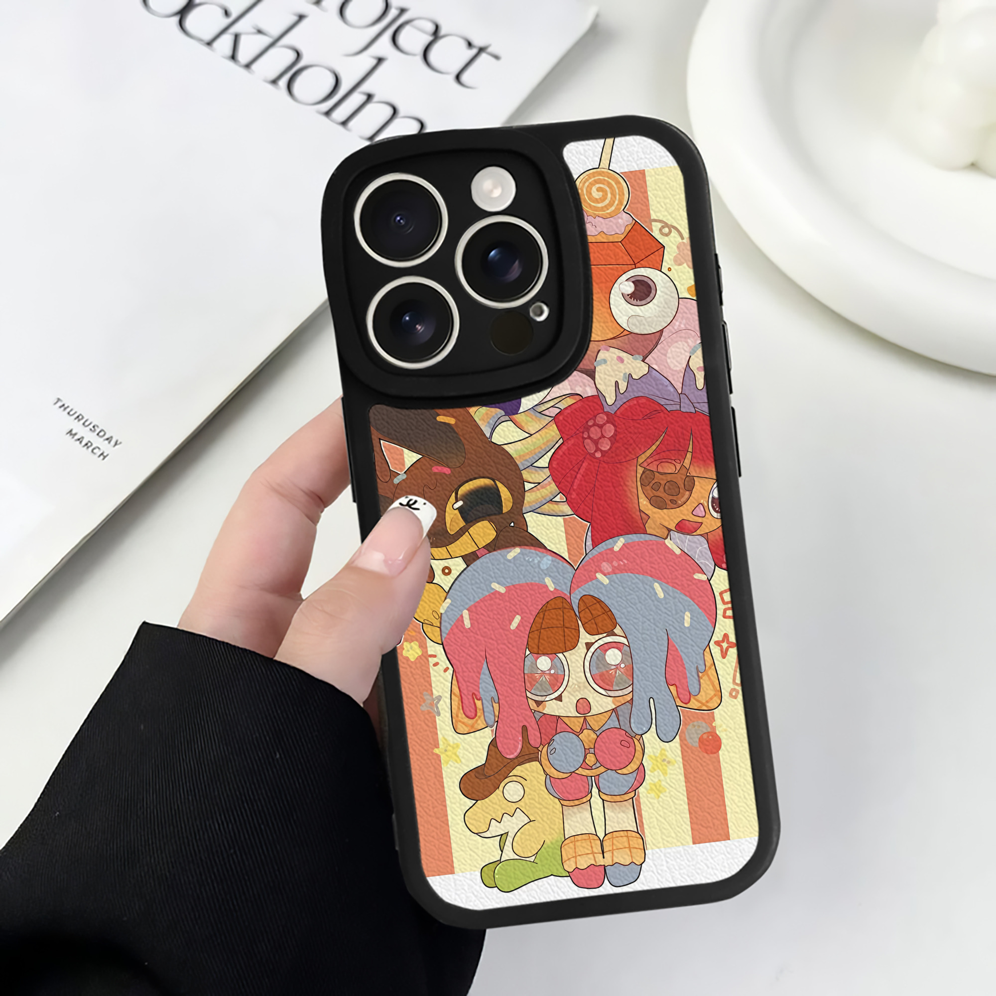 （画像用） アンパンマン Anpanman 【iPhone 16シリーズ対応】シリコンスマホケース（レザー調） 材質：シリコン